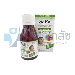 SARA MIXED BERRY 120MG/5ML 60 ML.