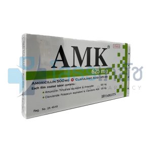 AMK 625 MG 10 TABLETS.