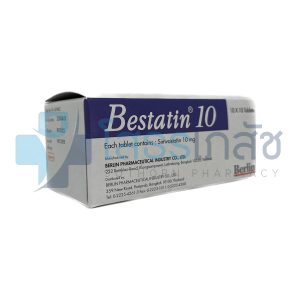 BESTATIN 10 MG 10X10 TABLETS.