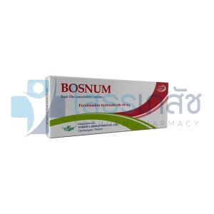 BOSNUM 60 MG 1X10 TABLETS.