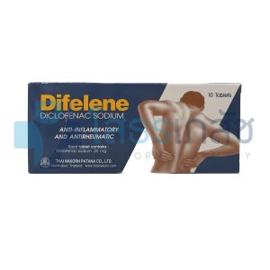DIFELENE 25 MG 10 TABLETS.