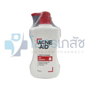 ACNE-AID LIQUID CLEANSER 500 ML. แดงหัวปั๊ม