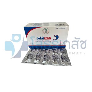 LOKIT 20 MG 10x10 CAPSULES.