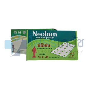 NEOBUN MENTHOL PLASTER 20x10'S.