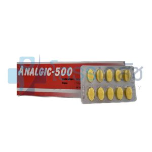 ANALGIC-500 MG 50X10 TABLETS.