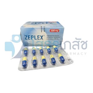 ZEPLEX 500 10x10 CAPSULES.