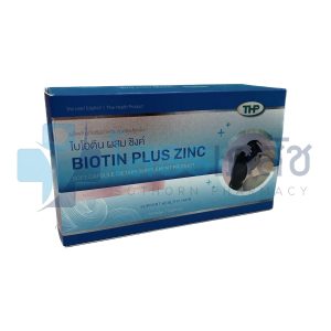 BIOTIN PLUS ZINC (THP) 60 CAPSULES.