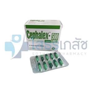 CEPHALEX 500 MG 10x10 CAPSULES.