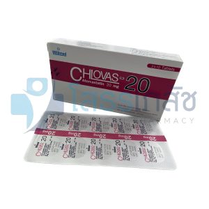 CHLOVAS-20 MG 3x10 TABLETS.