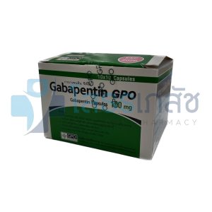 GABAPENTIN GPO 100 MG 10x10 CAPSULES.