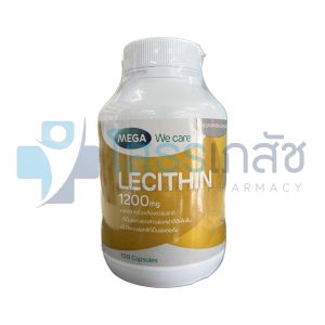 MEGA WE CARE LECITHIN 1200 MG 100 CAPSULES.