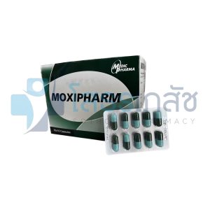 MOXIPHARM 500 MG (ฟ้า-เขียว) 50x10 CAPSULES.