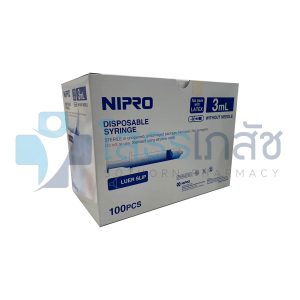 NIPRO DISPOSABLE SYRINGE 3 ML 100 PCS.